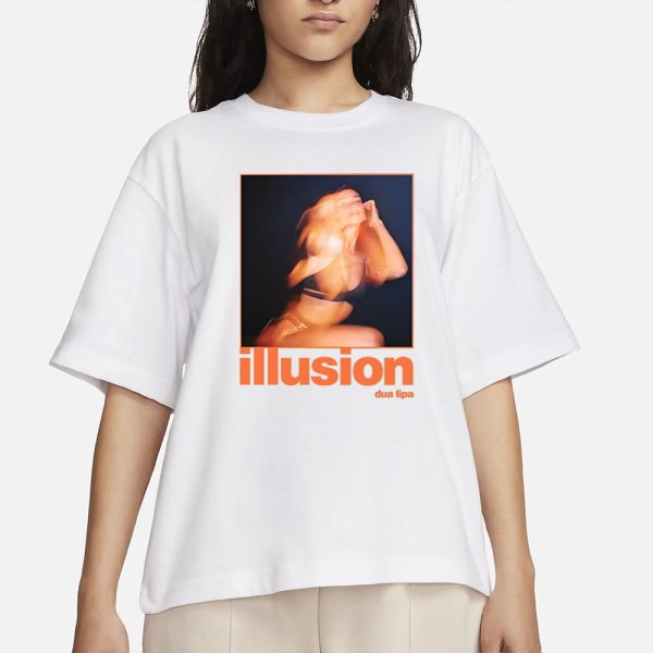 Dua Lipa Illusion White T-Shirt