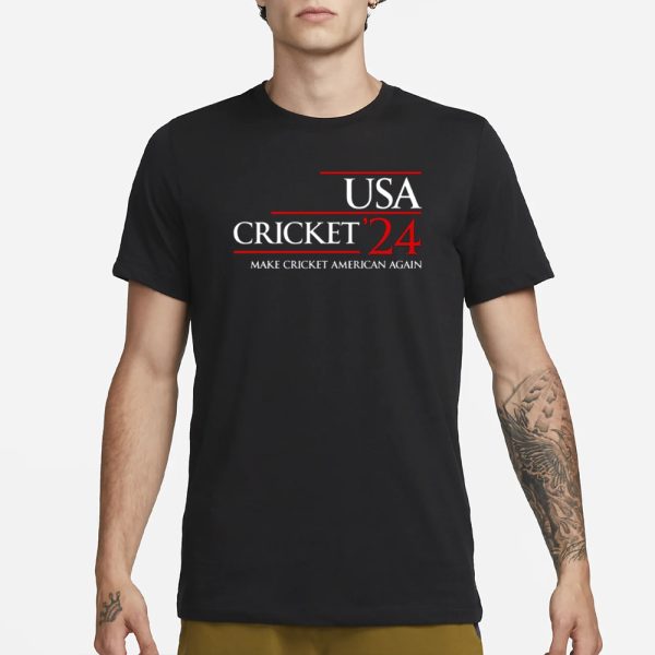 Erik Petersen Usa Cricket ’24 Make Cricket American Again T-Shirt