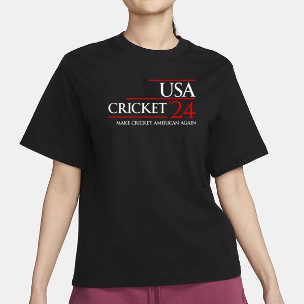 Erik Petersen Usa Cricket ’24 Make Cricket American Again T-Shirt