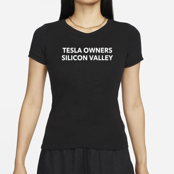 Evan Loves Worf Tesla Owners Silicon Valley T-Shirt