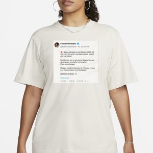 Fabrizio Romano Here We Go Mbapp To Real Madrid T Shirt 2