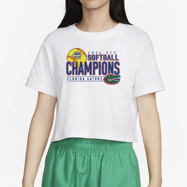 Florida Gators 2024 Sec Softball Conference Tournament Champions Base Stealer T-Shirt