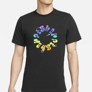 Followthefishtv Fisher Black Rainbow T Shirt 1