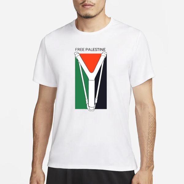 Free Palestine Slingshot T-Shirt