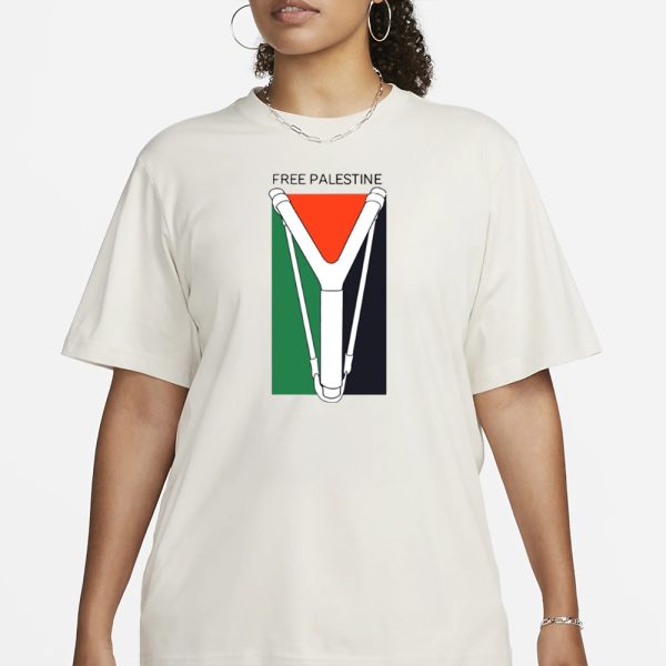 Free Palestine Slingshot T-Shirt