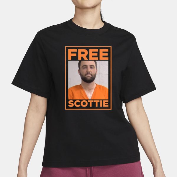 Free Scottie Scheffler Mug Shot T-Shirt