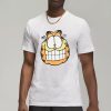 Garfield Big Face 90s White T-Shirt