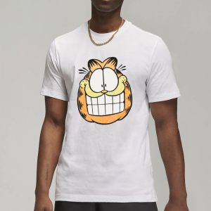 Garfield Big Face 90s White T Shirt 1