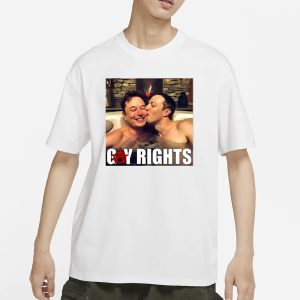 Gay Rights Elon Musk Kiss Mark Zuckerberg T Shirt 1