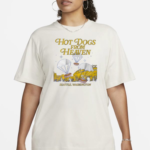 HOT DOGS FROM HEAVEN T-SHIRT