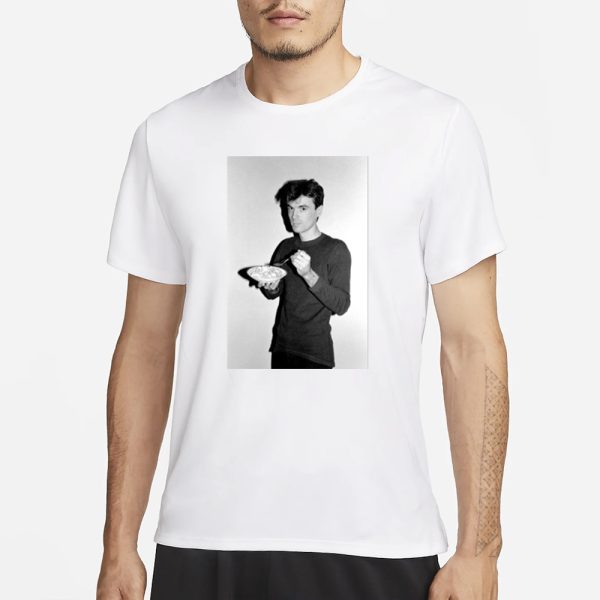 Hairball1952 David Byrne Eating Cereal T-Shirt