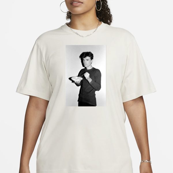 Hairball1952 David Byrne Eating Cereal T-Shirt