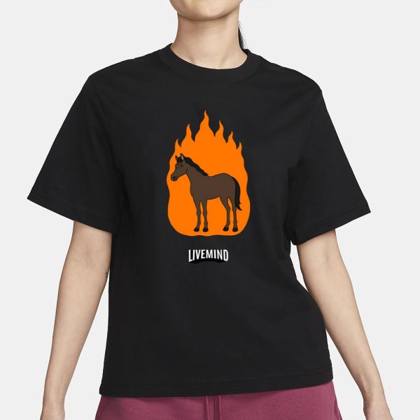 Hivemind Livemind Tour Horse T-Shirt