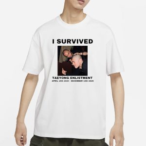 I Survived Taeyong Enlistment April 15th 2024 December 15th 2025 T Shirt 1