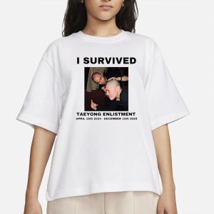 I Survived Taeyong Enlistment April 15th 2024 December 15th 2025 T Shirt 2