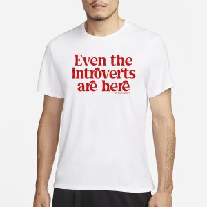 INTROVERTS IN RED T SHIRT 1