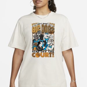 J Dub OKC Thunder If You Can't Bark With The Big Dogs Stay Off The Court T Shirt 2