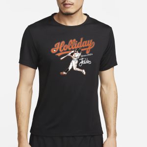 Jackson Holliday Orioles Baseball Slugger Swing T Shirt 1