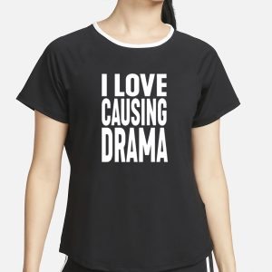 Jake Clark Wearing I Love Causing Drama T-Shirt 1 Jake Clark Wearing I Love Causing Drama T Shirt 2
