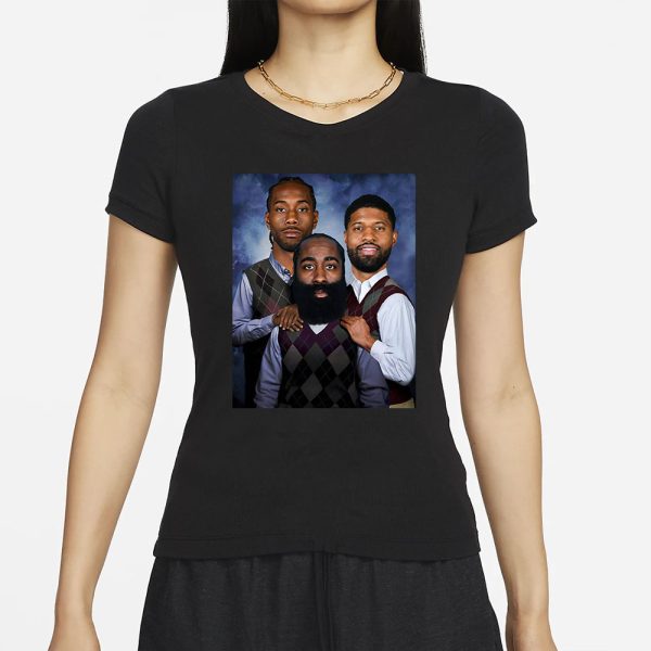 James Harden Kawhi Leonard Paul George Los Angeles Clippers T-Shirt