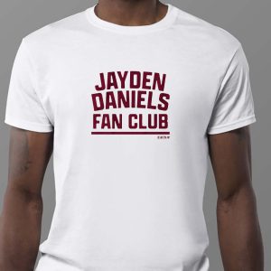 Jayden Daniels Fan Club Sweatshirt T shirt Hoodie Long Sleeve T shirt 1