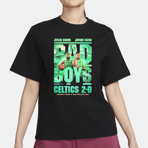 Jaylen Brown Jayson Tatum Bad Boys Celtics 2-0 T-Shirt