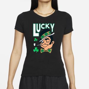 Jayson Tatum Wearing Lucky The Leprechaun Celtics T Shirt 2