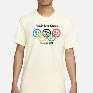 Jerry West Bussin Beer Games Nashville 2024 T Shirt 1