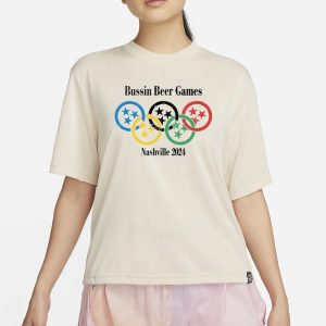 Jerry West Bussin Beer Games Nashville 2024 T Shirt 2