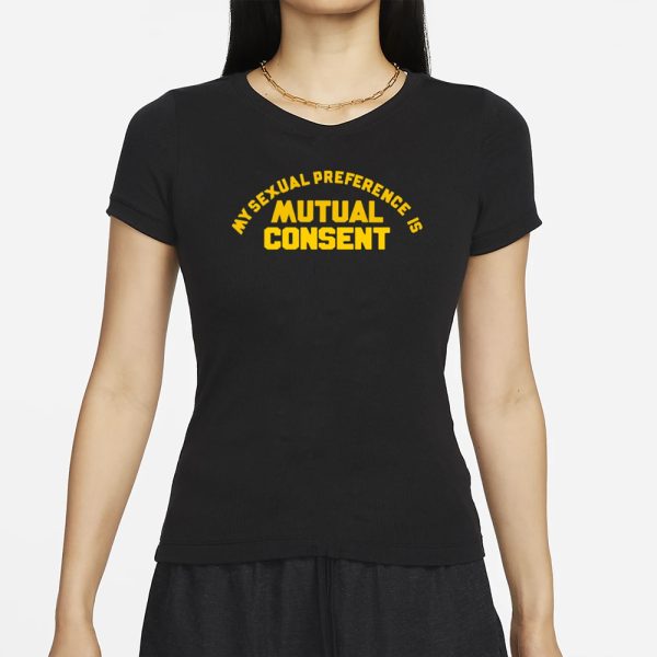 Jillian Michaels My Sexual Preference Is Mutual Consent T-Shirt