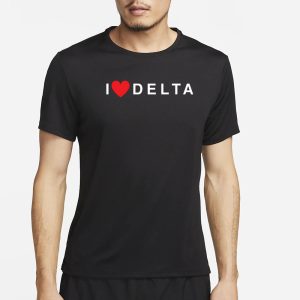 Joe Gatto Wearing I Love Delta T Shirt 1