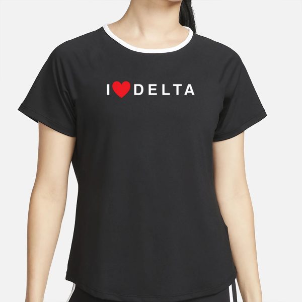 Joe Gatto Wearing I Love Delta T-Shirt