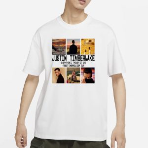 Justin Timberlake Everything I Thought It Was Forget Tomorrow 2024 Tour T Shirt 1