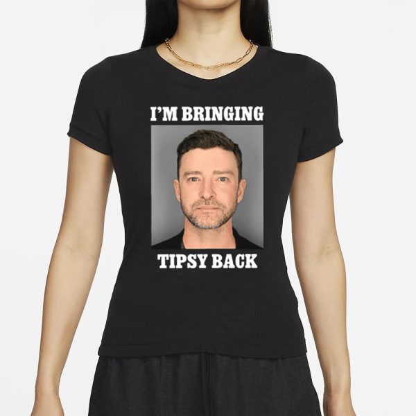 Justin Timberlake Mugshot I’m Bringing Tipsy Back T-Shirt