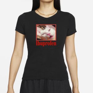 K45ink Ibuprofen Cat T-Shirt 1 K45ink Ibuprofen Cat T Shirt 2