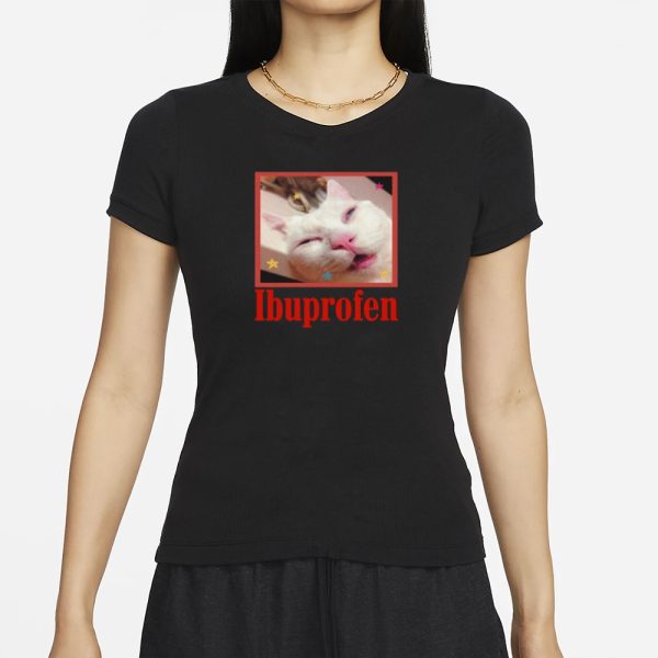 K45ink Ibuprofen Cat T-Shirt