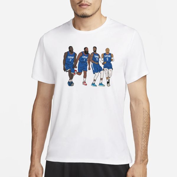 Kawhi, Harden, PG & Russ T-Shirt