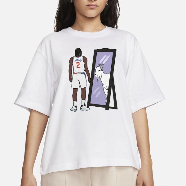 Kawhi Leonard Mirror GOAT T-Shirt