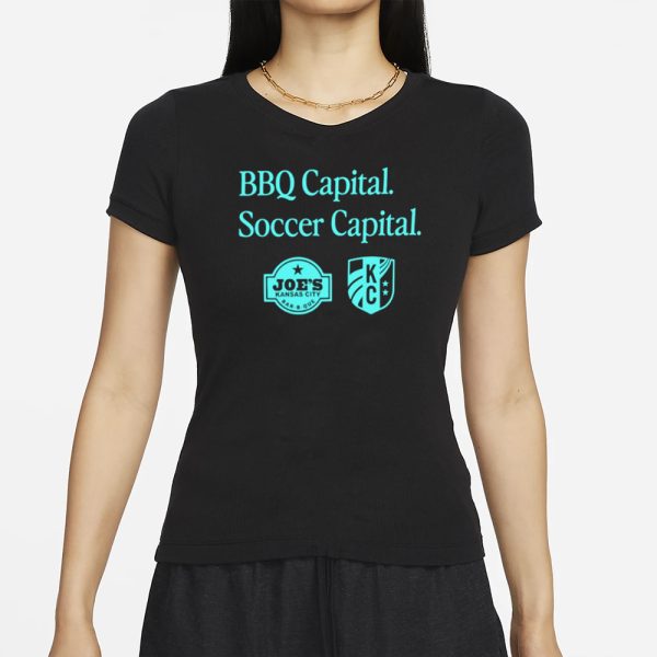 KcCurrent Bbq Capital Soccer Capital T-Shirt