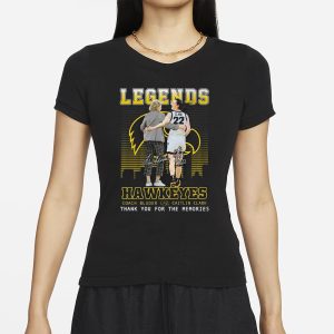 Legends Hawkeyes Coach Bluder And Caitlin Clark Thank You For The Memories T Shirt 2