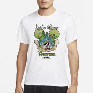 Let's World Together Mickey And Friends Earth Day T Shirt 1