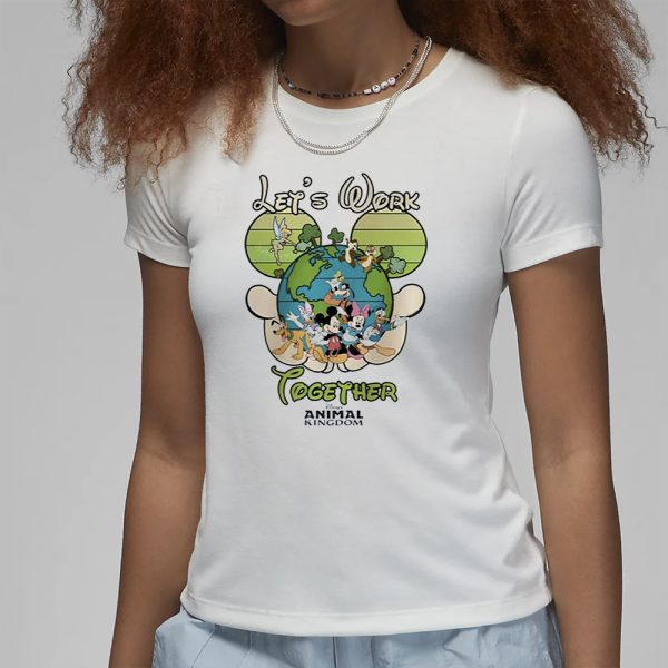 Let’s World Together Mickey And Friends Earth Day T-Shirt