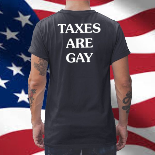 Libertycappy Taxes Are Gay T-Shirt