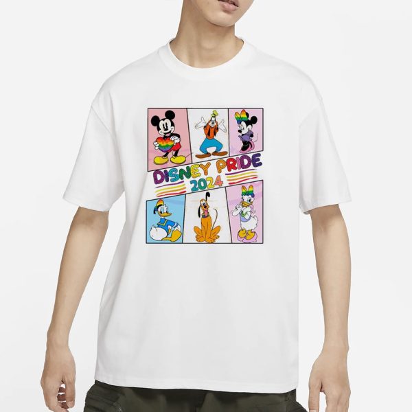 Lillytino Awesome Disney Pride 2024 Mickey And Friends T-Shirt