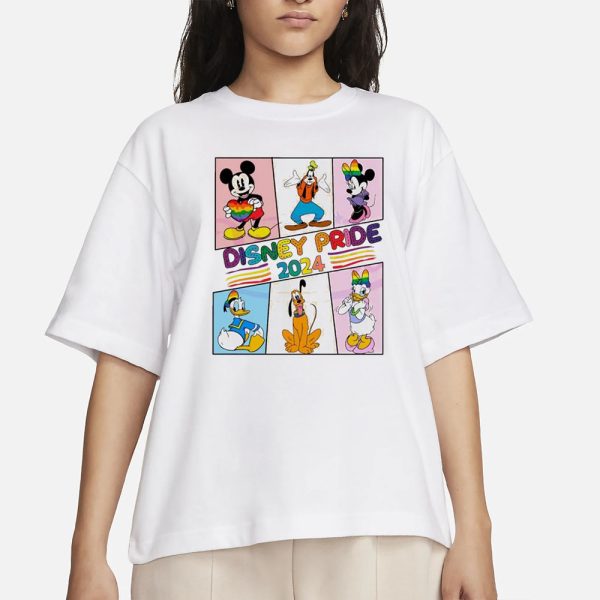 Lillytino Awesome Disney Pride 2024 Mickey And Friends T-Shirt