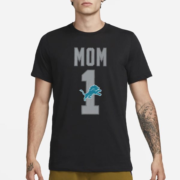 Lions Number 1 Mom T-Shirt Mother’s Day 2024