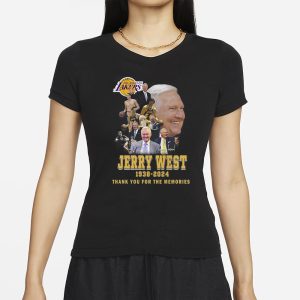 Los Angeles Lakers Jerry West 1938 2024 Thank You For The Memories T Shirt 2