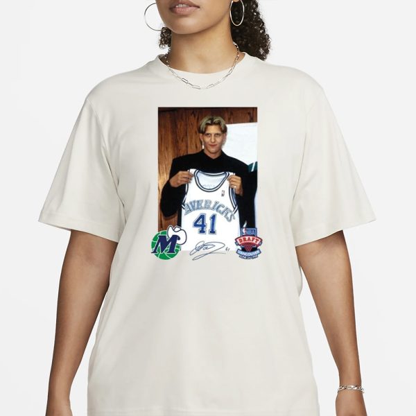 Luka Doncic Dirk Nowitzki Mavericks 41 T-Shirt