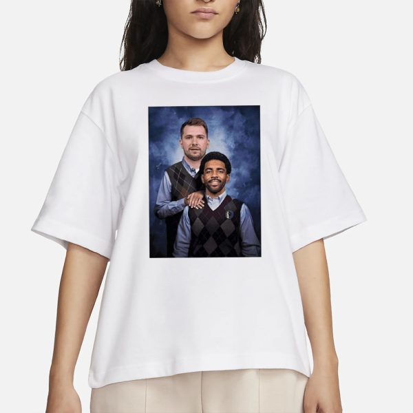 Luka Doncic Kyrie Irving Step Brothers T-Shirt