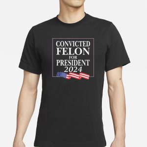 Luke Rudkowski Convicted Felon For President 2024 T Shirt 1